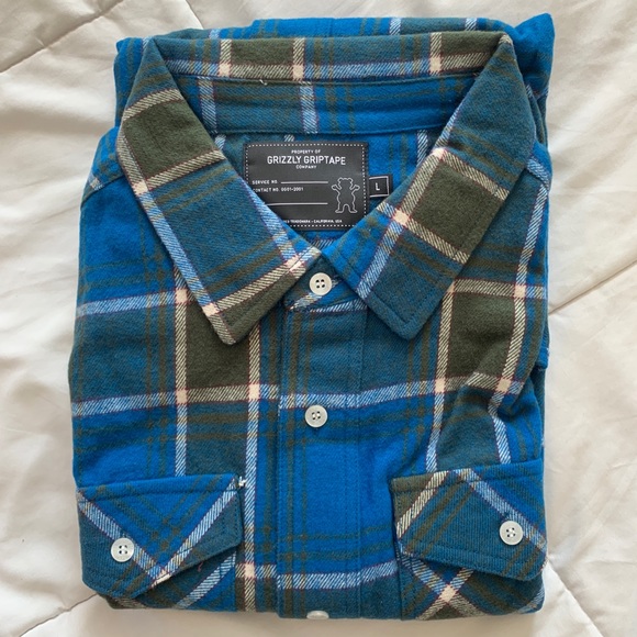 Diamond Supply Co. Other - Diamond Supply Co Flannel Button-front Long Sleeve